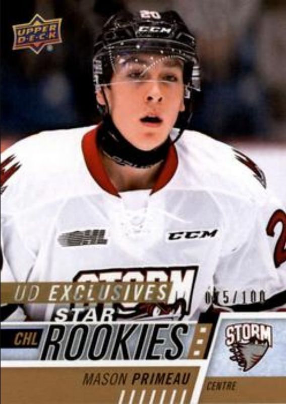 2017 Upper Deck CHL #395 UD Exclusives /100