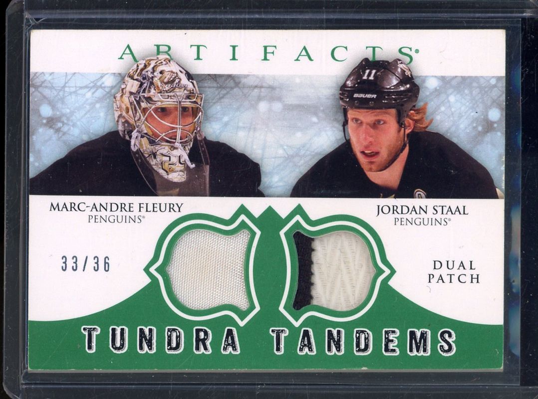 2012 Upper Deck Artifacts #TT-FS Tundra Tandems Patches - Emerald /36
