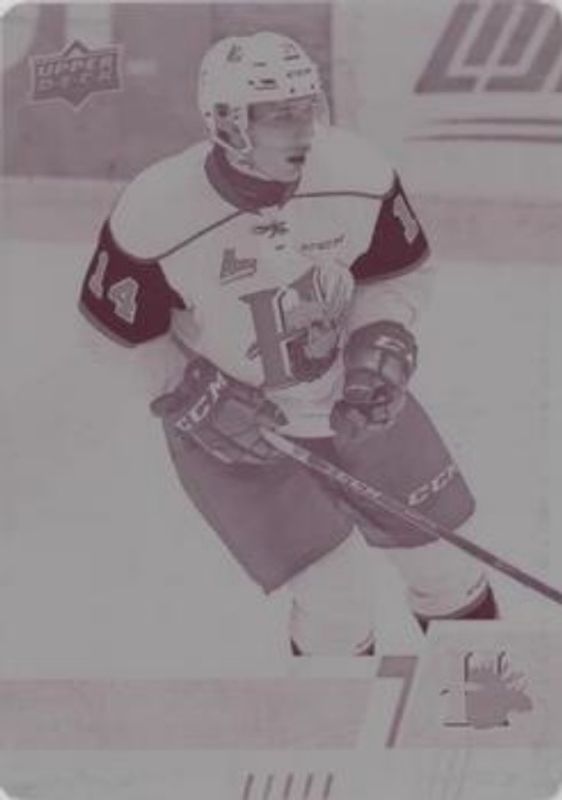 2017 Upper Deck CHL #91 Printing Plates Magenta /1