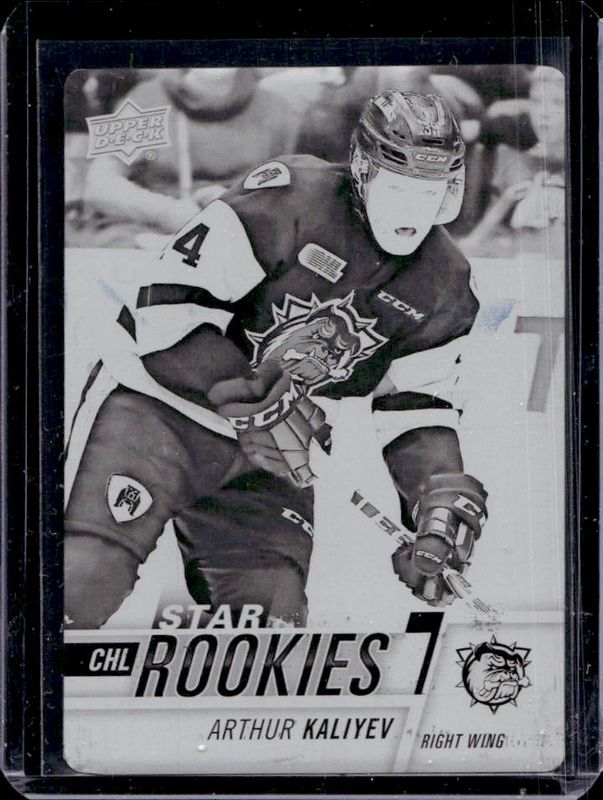 2017 Upper Deck CHL #379 Printing Plates Black /1