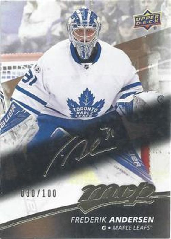 2017 Upper Deck MVP #186 Gold Script /100