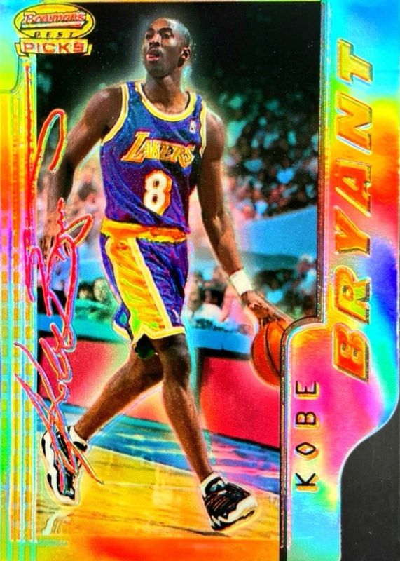 Kobe Bryant 1996 Bowman's Best #BP10 Picks - Refractor Price Guide