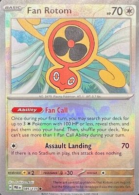 2025 Scarlet & Violet: Prismatic Evolutions #085/131 Master Ball Reverse Holo