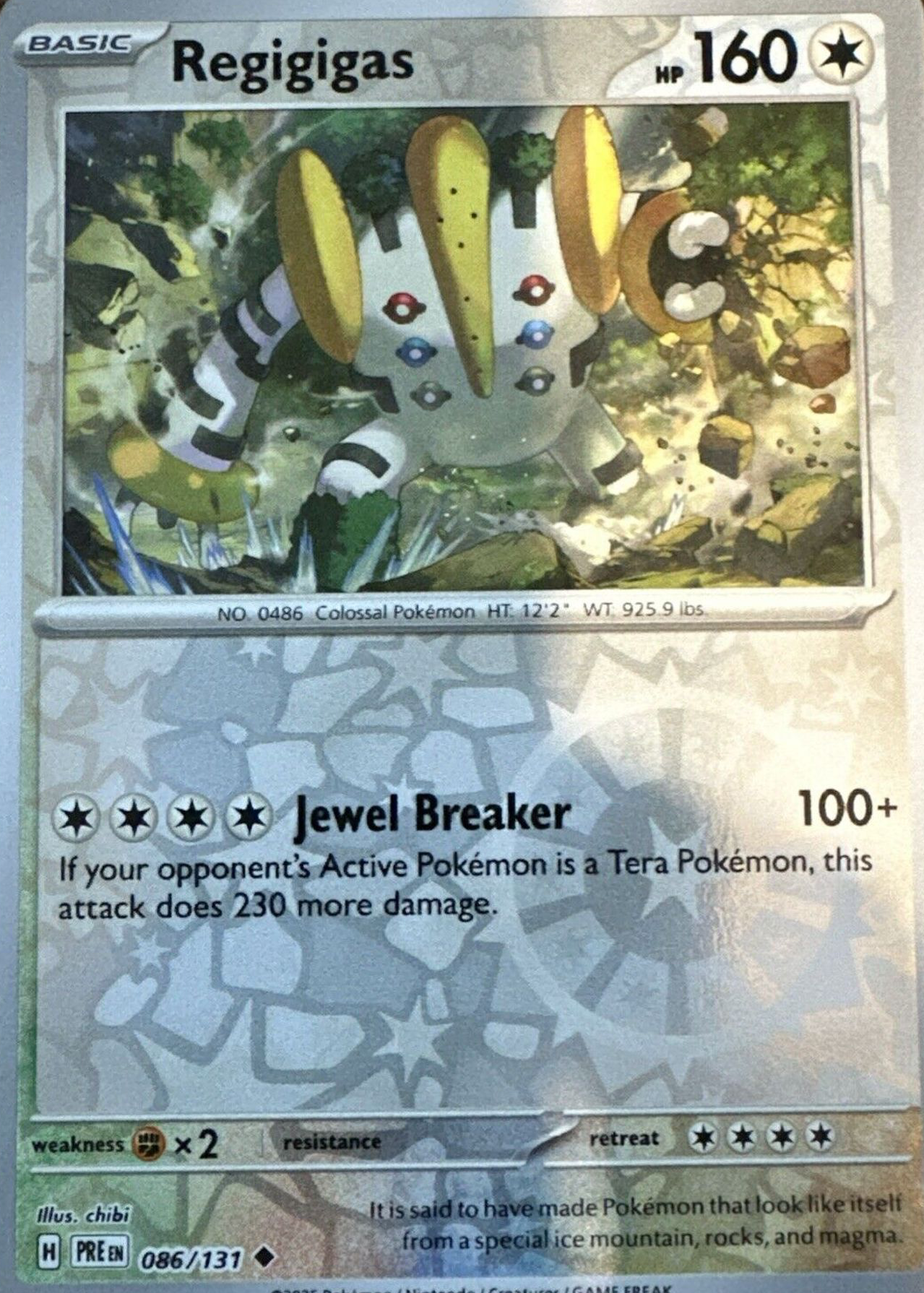 Regigigas 2025 Scarlet & Violet: Prismatic Evolutions #086