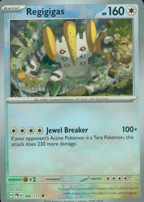 Regigigas 2008 Japanese Diamond & Pearl: Temple of Anger #525 1st