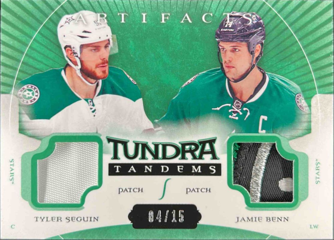 2015 Upper Deck Artifacts #TT-BS Tundra Tandems Green /15