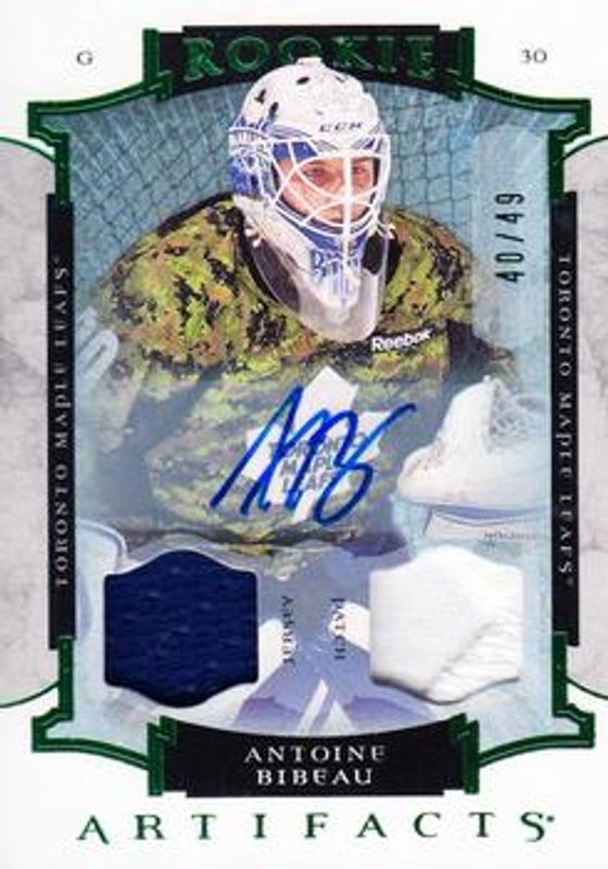 2015 Upper Deck Artifacts #162 Auto Material Emerald /8