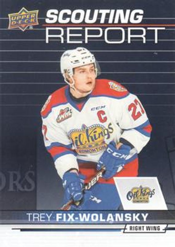 2018 Upper Deck CHL #SR-19 Scouting Report