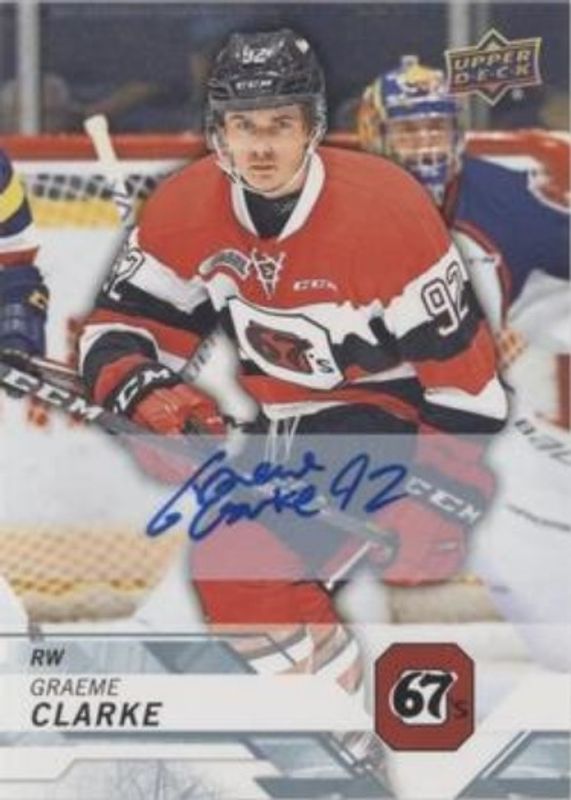 2018 Upper Deck CHL #38 Autographs