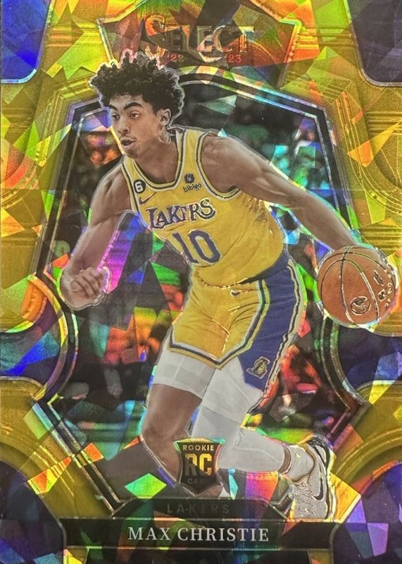 2022 Select #181 Premier Level Gold Cracked Ice /10