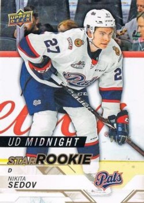 2018 Upper Deck CHL #352 Star Rookies Midnight /25
