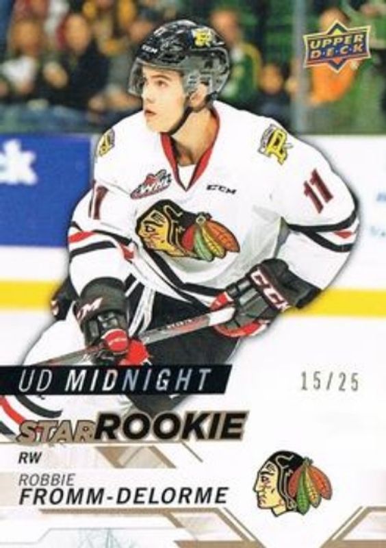 2018 Upper Deck CHL #361 Star Rookies Midnight /25