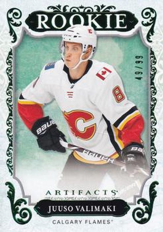 2018 Upper Deck Artifacts #RED185 Rookie Exchange Emerald /99