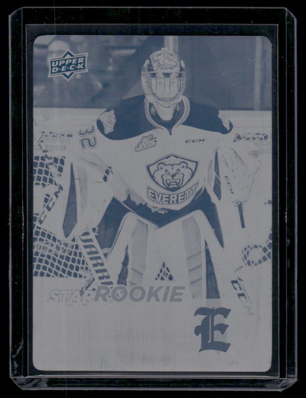 2018 Upper Deck CHL #366 Printing Plates Cyan /1