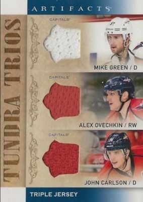 2014 Upper Deck Artifacts #T3-WAS Tundra Trios Jerseys - Blue