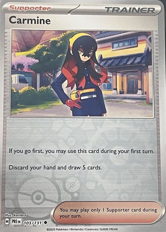 carmine pokemon card value PSA 9 MINT 204/167 Pokmon Twilight Masquerade Carmine (Scarlet Carmine - 145/167 145 -
