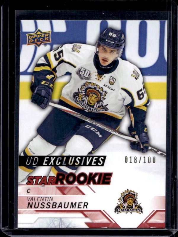 2018 Upper Deck CHL #326 Star Rookies UD Exclusives /100