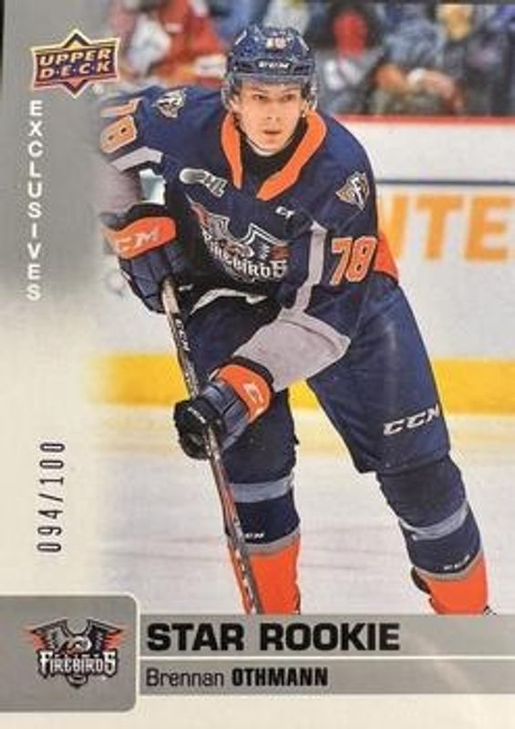 2019 Upper Deck CHL #342 Exclusives /100