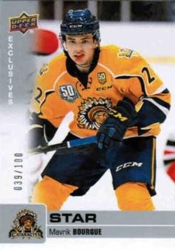 2019 Upper Deck CHL #319 Exclusives /100