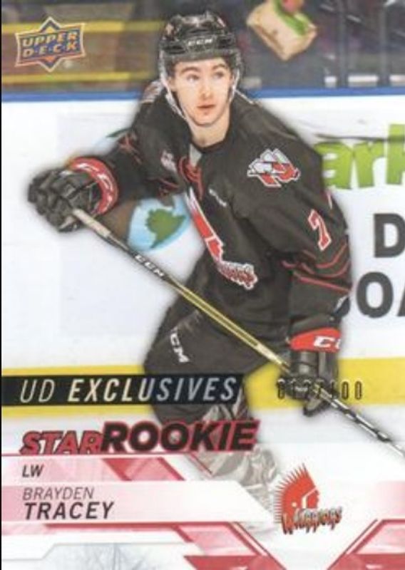 2018 Upper Deck CHL #390 Star Rookies UD Exclusives /100