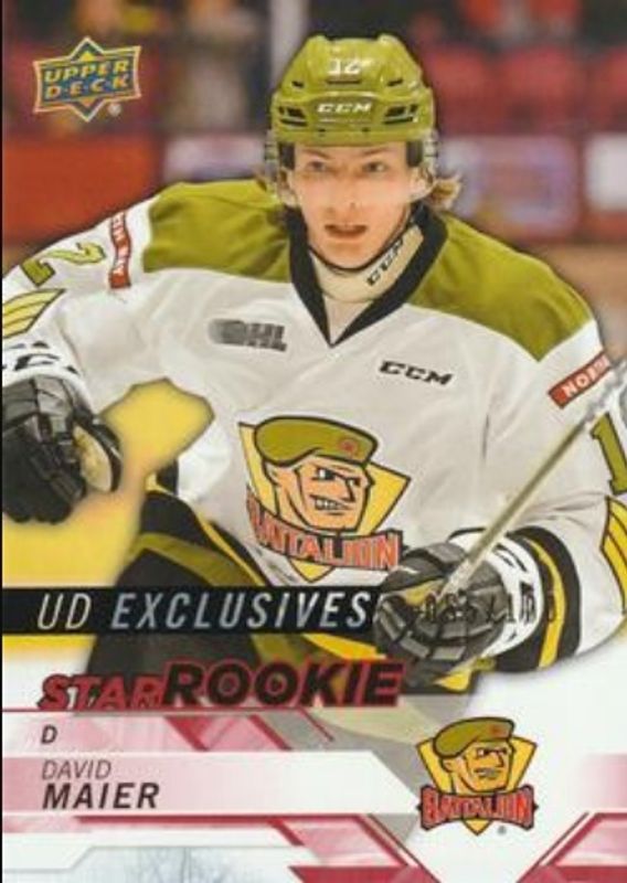 2018 Upper Deck CHL #371 Star Rookies UD Exclusives /100