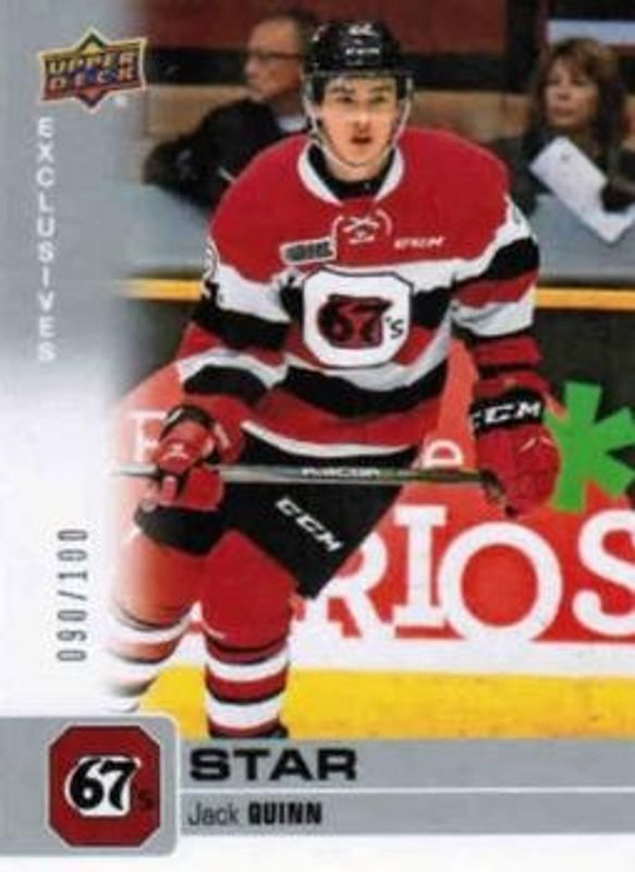 2019 Upper Deck CHL #307 Exclusives /100
