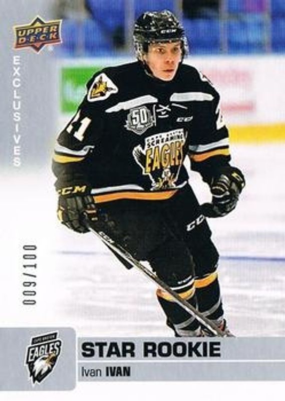 2019 Upper Deck CHL #365 Exclusives /100