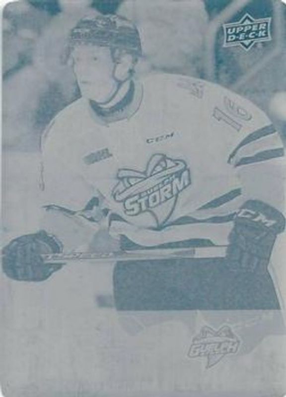 2018 Upper Deck CHL #100 Printing Plates Cyan /1