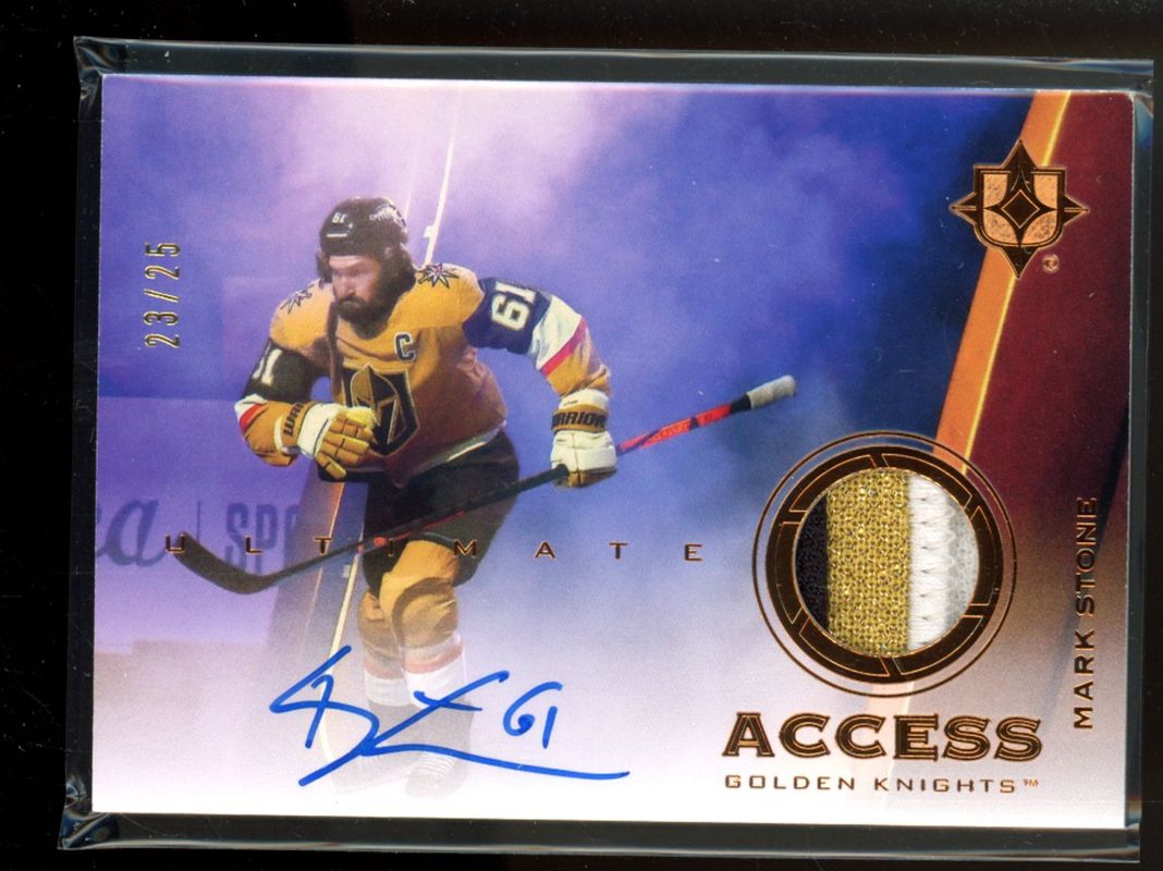 2020 Upper Deck Ultimate Collection #UAA-MS Ultimate Access Bronze Patch Autographs /25