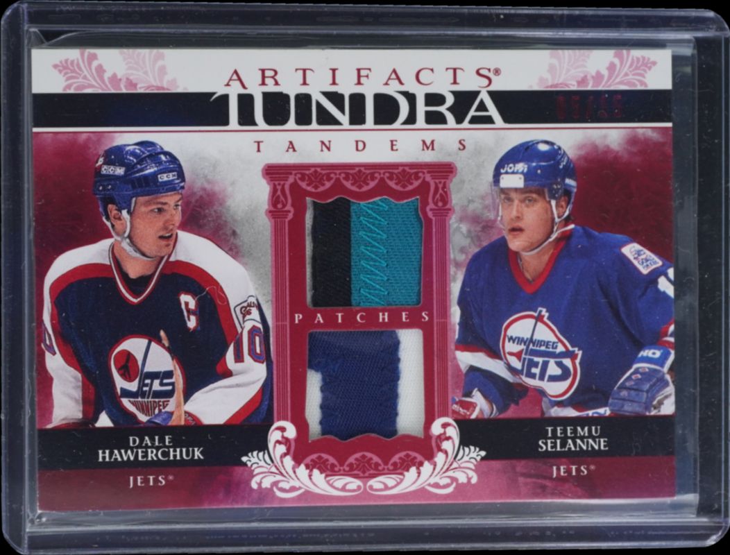 2009 Upper Deck Artifacts #TT-DT Tundra Tandems Patches - Red /15