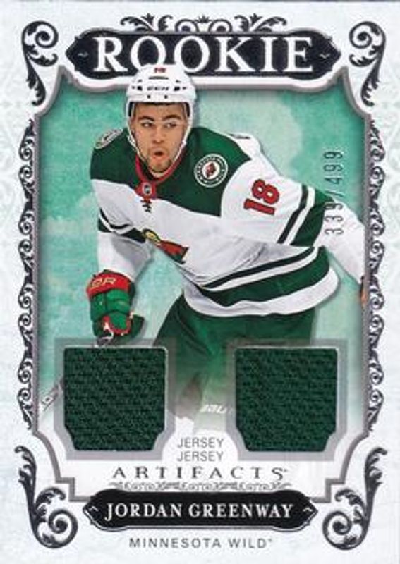 2018 Upper Deck Artifacts #168 Material Jersey Silver /125