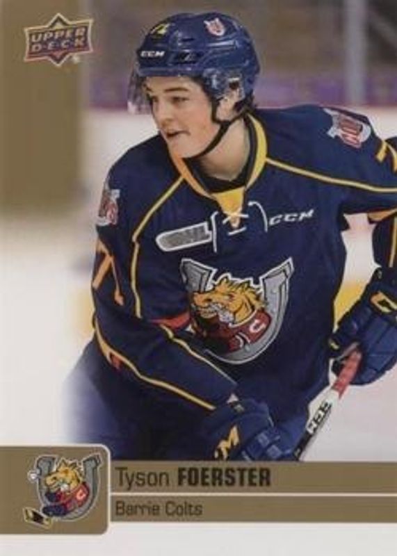 2019 Upper Deck CHL #254 Gold Glossy