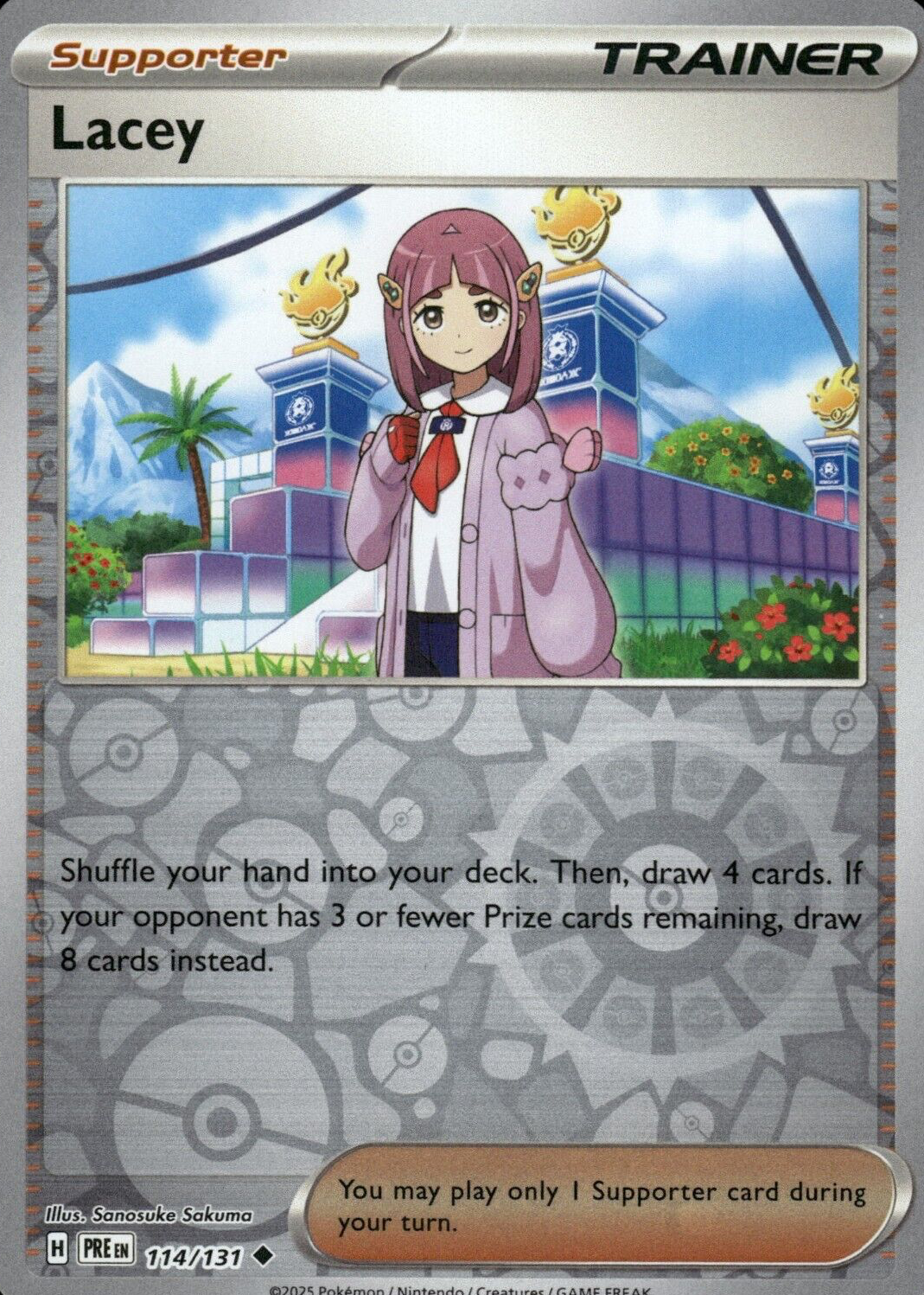 lacey pokemon card Pokémon TCG: Pokemon Card Game Lacey Taro SAR 131/102 sv7 Stellar Mira main image 0
