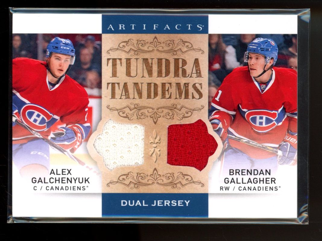 2014 Upper Deck Artifacts #TT-GG Tundra Tandems Jerseys - Blue