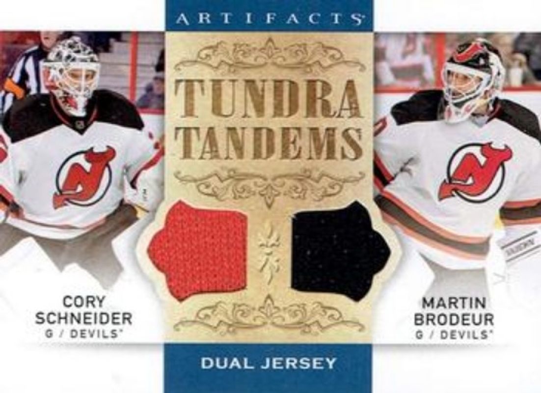2014 Upper Deck Artifacts #TT-SB Tundra Tandems Jerseys - Blue