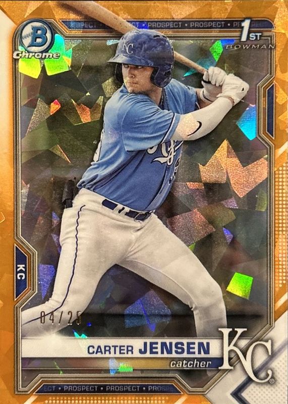 2021 Bowman Draft Sapphire Edition #BDC-106 Chrome - Orange /25 (1st)