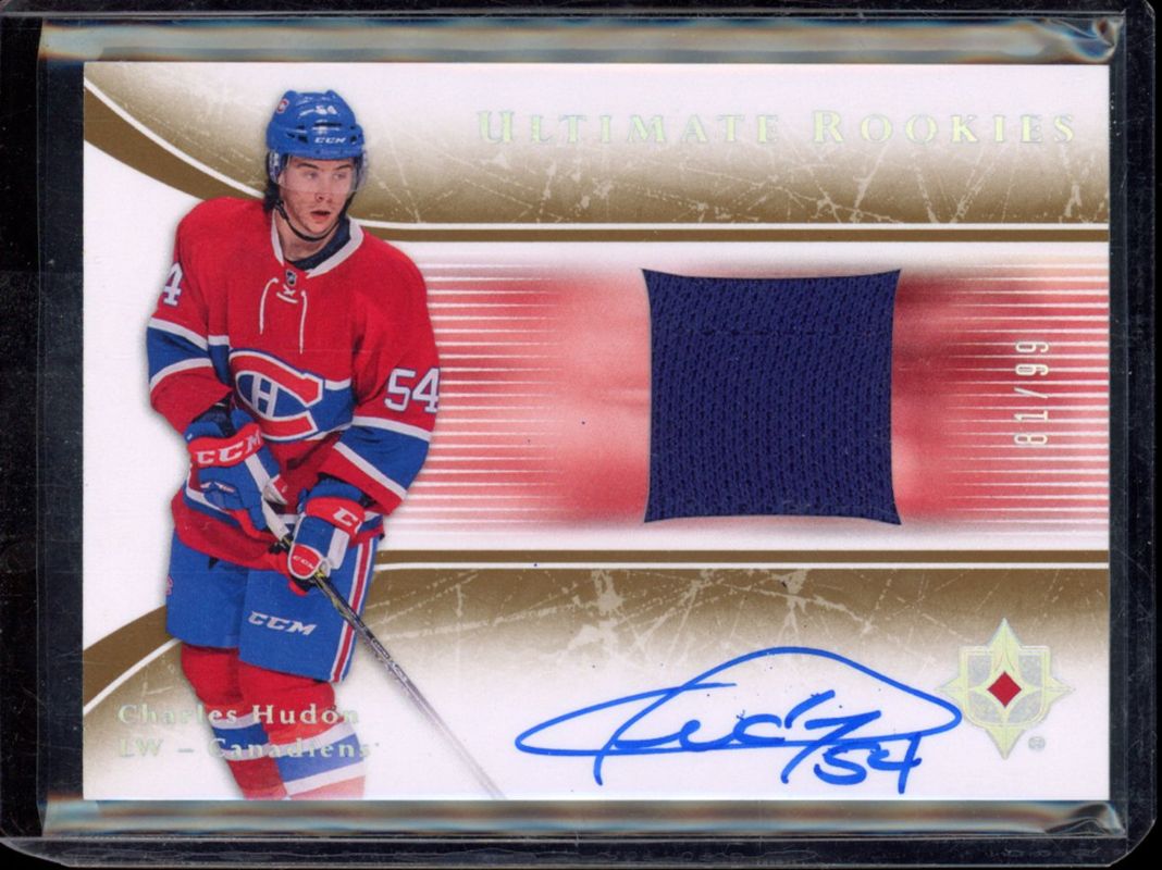 2015 Upper Deck Ultimate Collection #05-CH 2005 Ultimate Rookies Spectrum Silver Auto Jersey /99