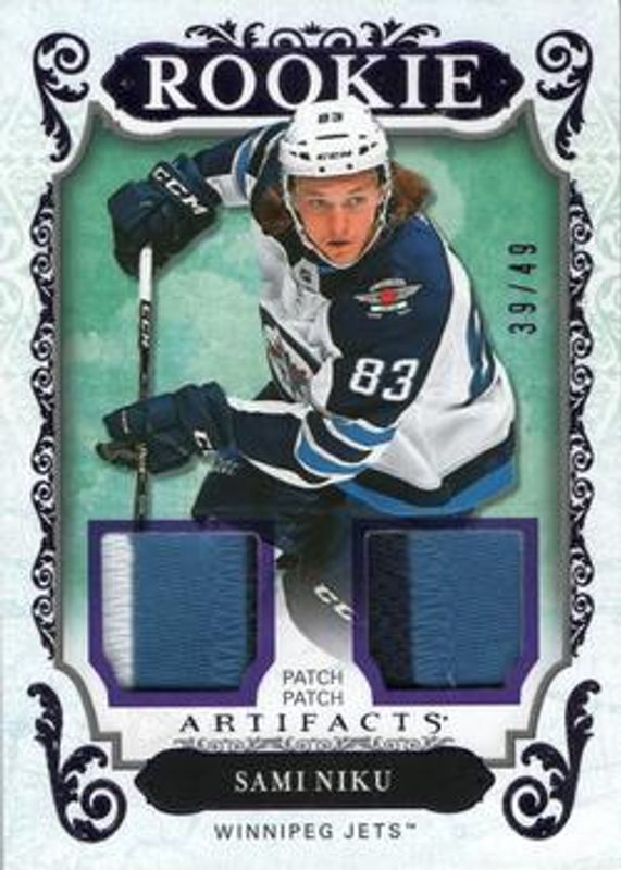 2018 Upper Deck Artifacts #175 Material Patch Purple /8