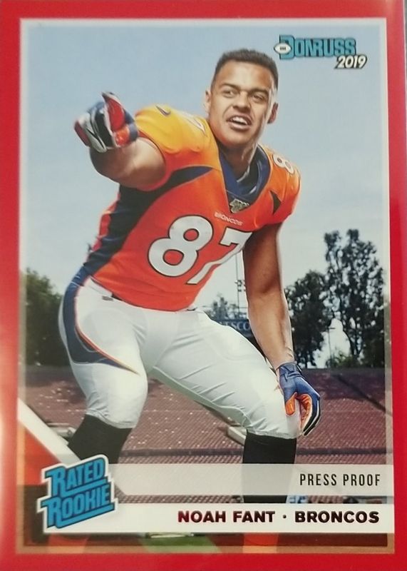 2019 Donruss #320 Press Proof Red
