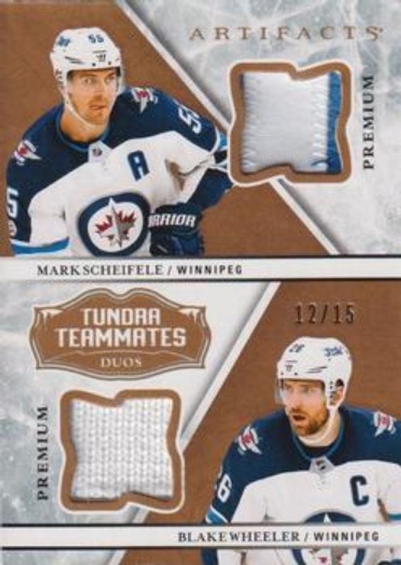 2018 Upper Deck Artifacts #T2-WIN Tundra Teammates Duos Premium /15