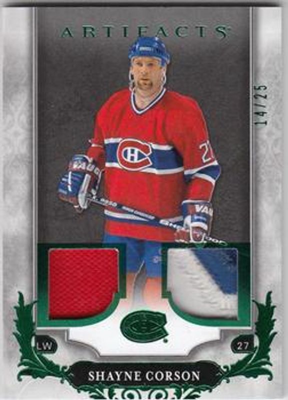 2018 Upper Deck Artifacts #150 Material Jersey Emerald /25