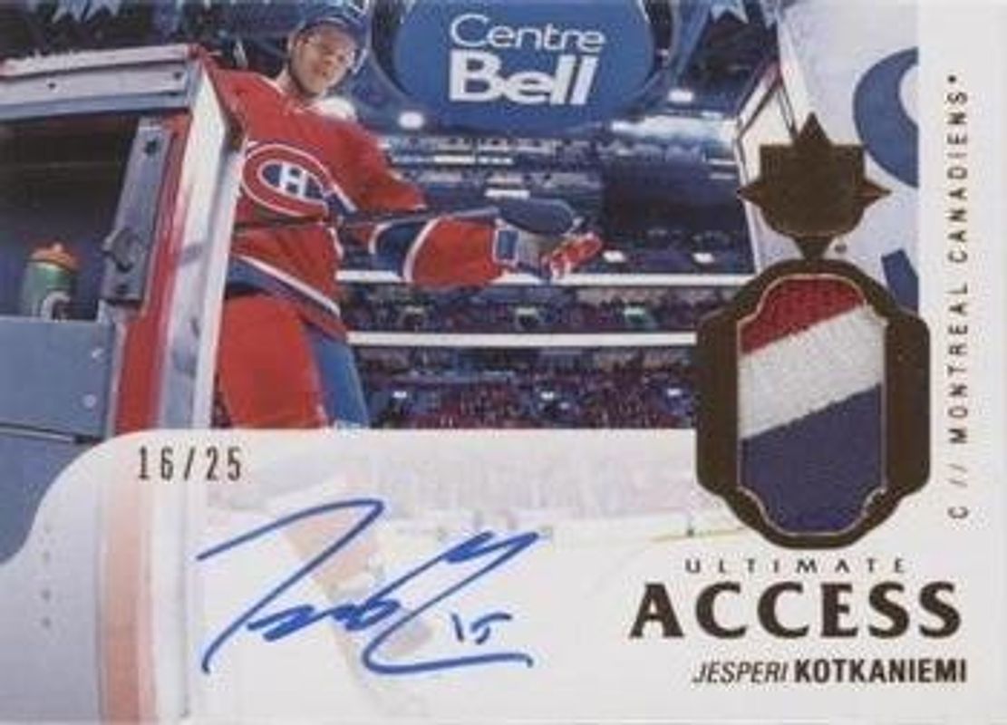 2019 Upper Deck Ultimate Collection #UAA-JK 2018 Upper Deck Ultimate Collection Update I /299
