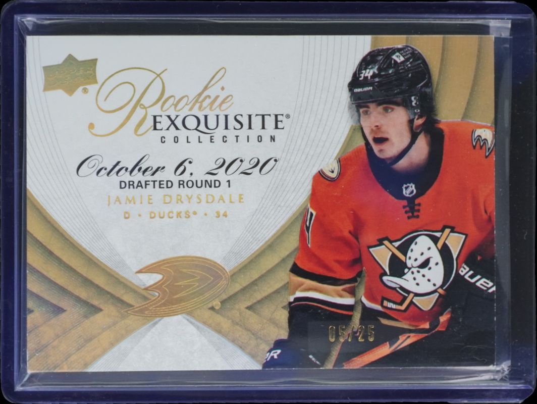 2021 Upper Deck Black Diamond #07R-JD Exquisite Collection 2007 Retro - Rookies Gold Spectrum /25