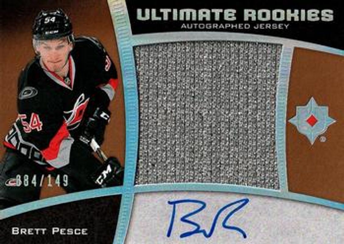 2015 Upper Deck Ultimate Collection #51 Ultimate Rookies Spectrum Silver Auto Jumbo Jersey /149