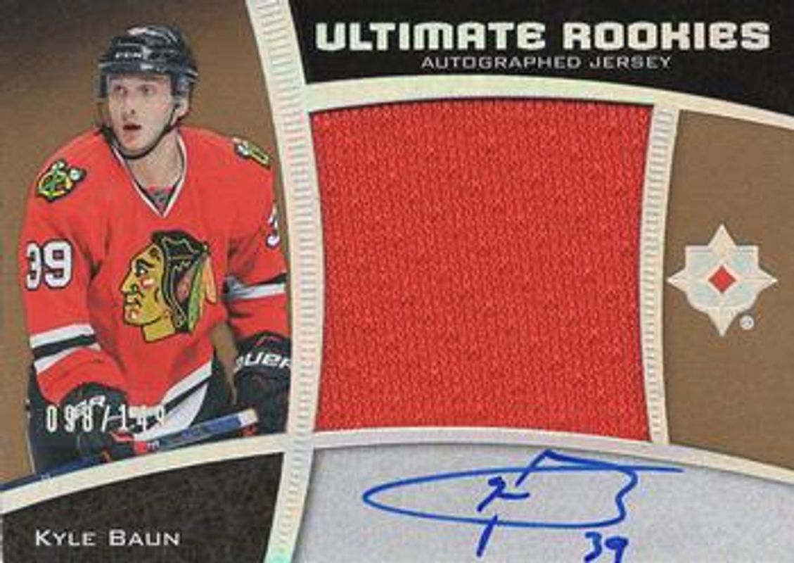2015 Upper Deck Ultimate Collection #88 Ultimate Rookies Spectrum Silver Auto Jumbo Jersey /149