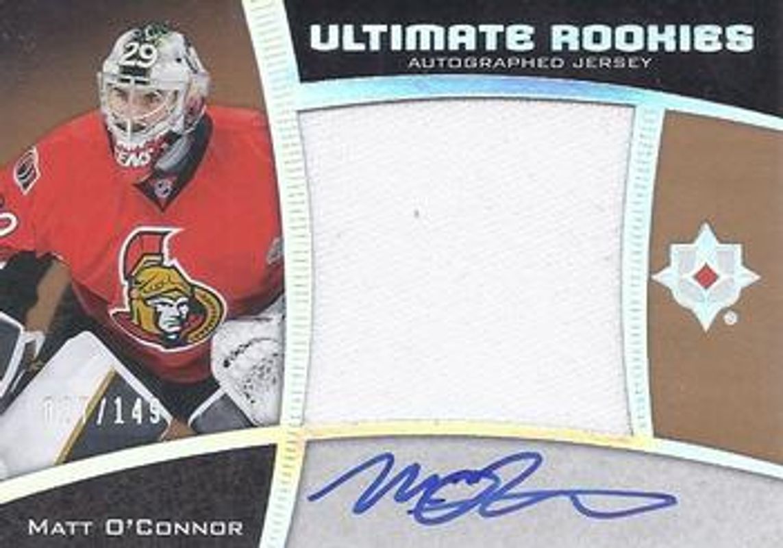 2015 Upper Deck Ultimate Collection #94 Ultimate Rookies Spectrum Silver Auto Jumbo Jersey /149