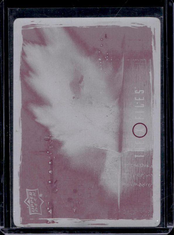 2019 Upper Deck The X-Files: UFOs and Aliens Edition #259 Printing Plate Magenta /1