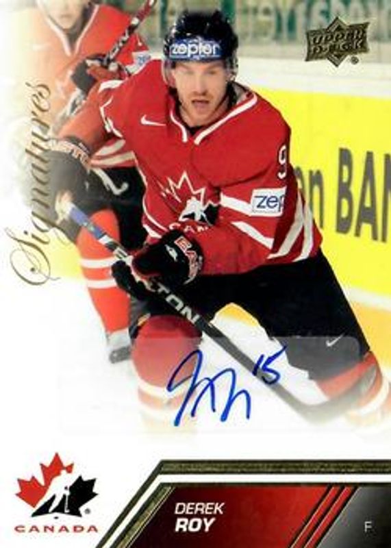 2013 Upper Deck Team Canada #37 Gold Signatures