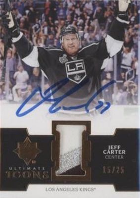 2019 Upper Deck Ultimate Collection #UIA-JC 2018 Upper Deck Ultimate Collection Update I: Ultimate Icons Copper Premium Materials Autographs /25