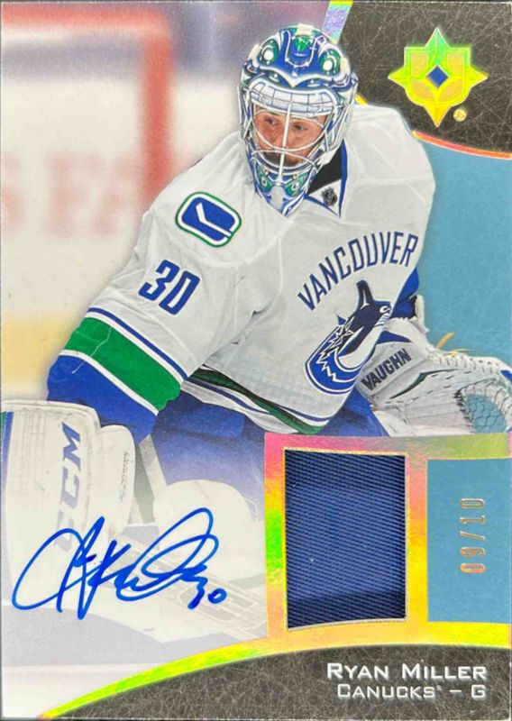 2015 Upper Deck Ultimate Collection #25 Jersey Relics Spectrum Gold Auto Patch /15